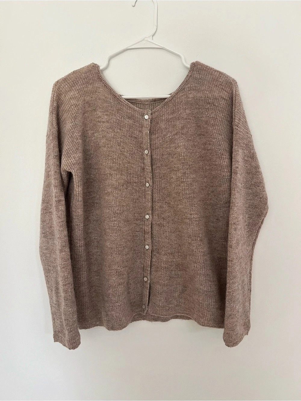 Sézane Gaspard Cardigan Knit Brown Small